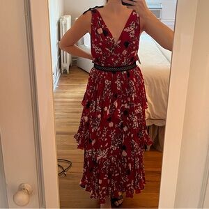 Self Portrait Floral Print Long Dress